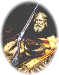 Samuel Hawkens and his rifle